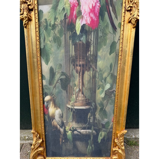 1970s 1970s French Louis XVI Gold Beech Bird Wall Art - 1 Pc For Sale - Image 5 of 12