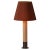 Gold Bronze and Basic Terracotta M1 Table Lamp by Santiago Roqueta, Santa & Cole For Sale - Image 8 of 8