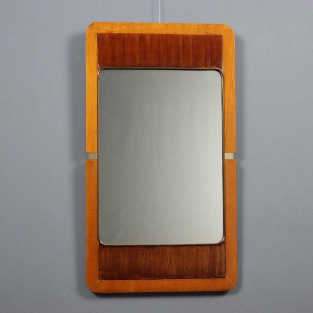 Vintage Mirror in Wooden Frame, 1960s For Sale - Image 11 of 11