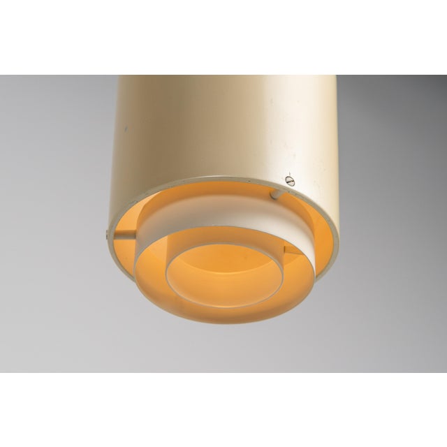 Metal Pendant Lamp attributed to Gino Sarfatti for Arteluce, Italy, 1958 For Sale - Image 7 of 13