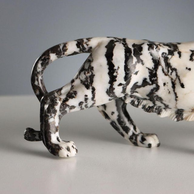Black and White Marble Panther For Sale - Image 5 of 8