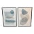 Calligaris Kuadro Geometric Prints, Set of Two For Sale