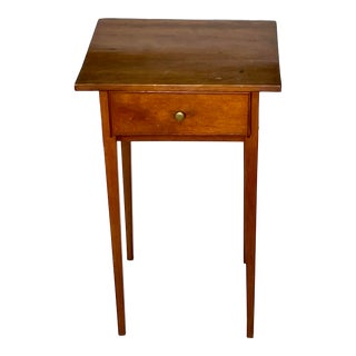 Late 19th Century Antique Shaker One Drawer Stand / Work Table For Sale