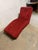 Contemporary Mitchell Gold Furniture Contemporary Red Upholstered Chaise Lounge For Sale - Image 3 of 17
