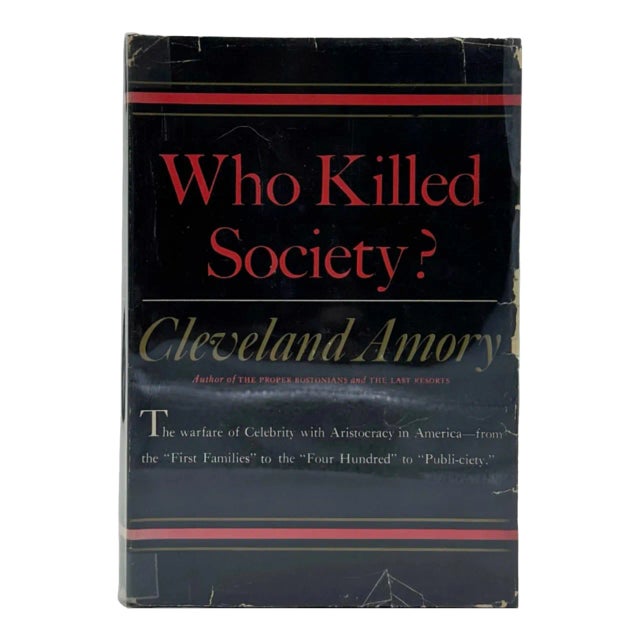 Published in 1960, Who Killed Society? by Cleveland Amory is a witty and incisive commentary on American high society and...