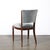 Set of Eight Art Deco Sculptural Walnut Dining Chairs in Plush Mohair Upholstery For Sale - Image 9 of 18