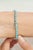 Handcrafted Vibrant Oval Cut 7.28 Ct Blue Turquoise Tennis Bracelet - December Birthstone Gift For Sale - Image 6 of 12