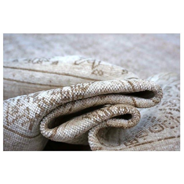 Antique Persian Tabriz Wool 13x18 Gray & Ivory Handmade Oversized Area Rug #1142928 For Sale - Image 16 of 16