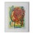 'Female Head' - Framed Original Oil Painting in the Style of Pablo Picasso / Abstract Figurative For Sale