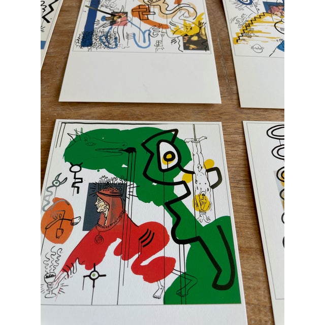 After Keith Haring, Apocalypse, 1988, Courtesy George Mulder, New York, Set of 8 For Sale - Image 14 of 16