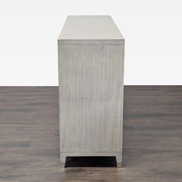 Williams-Sonoma Williams Sonoma Home 8-Drawer Modern Gray Wood Dresser For Sale - Image 4 of 12