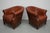 Vintage Dutch Cognac Leather Club Chair, 1970s, Set of 2 For Sale - Image 12 of 18