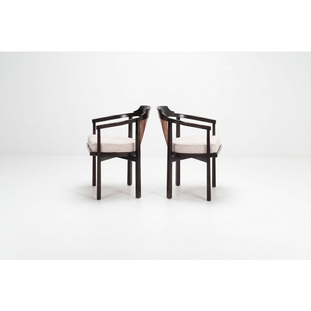 Edward Wormley for Dunbar Six Dining Chairs,Model 935 "Horseshoe Chairs" 1965c. For Sale - Image 4 of 13