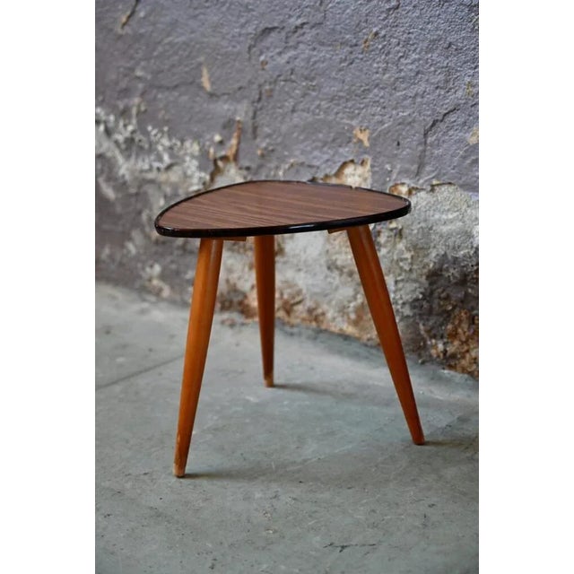 Wood Vintage Tripod Plant Stand, 1960s For Sale - Image 7 of 7