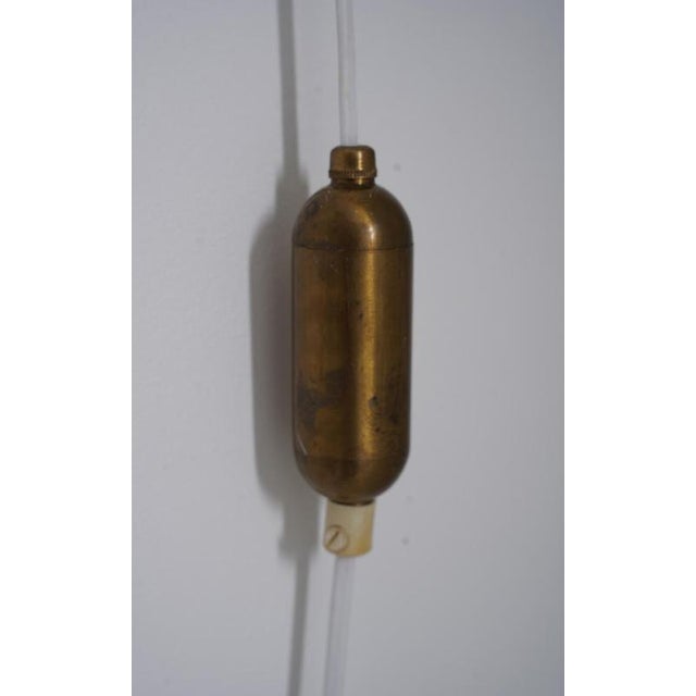 Mid-Century Scandinavian Brass Wall Lamp, 1940s For Sale - Image 6 of 9