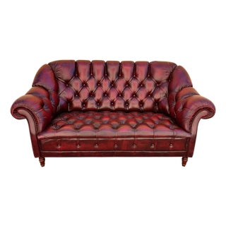 Sofa in Fan Leather For Sale