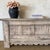 Beige Vintage Reclaimed Fir 3 Door Carved Console For Sale - Image 8 of 18