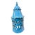 Moroccan Pottery Blue Lantern, Terracotta For Sale - Image 4 of 4