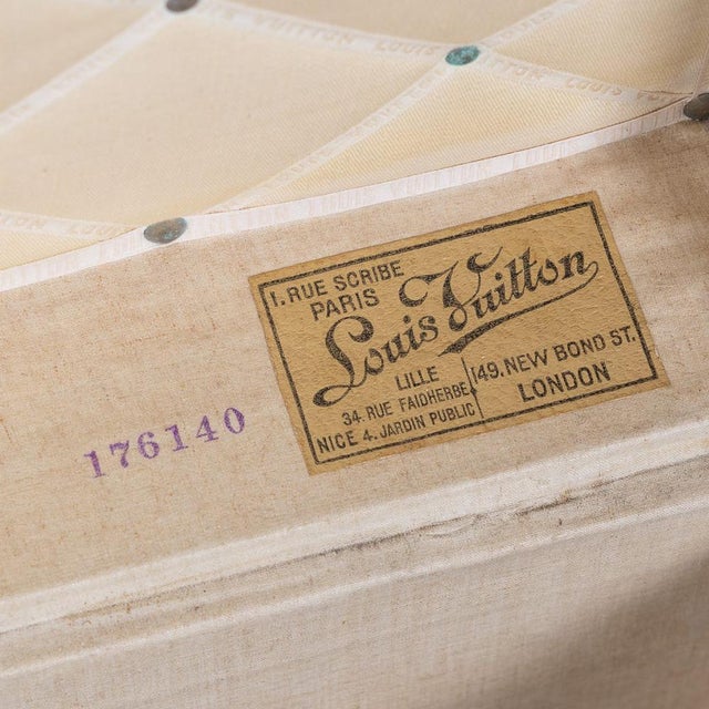 Antique Hat Trunk in Monogram Canvas from Louis Vuitton, France, 1910 For Sale - Image 13 of 18