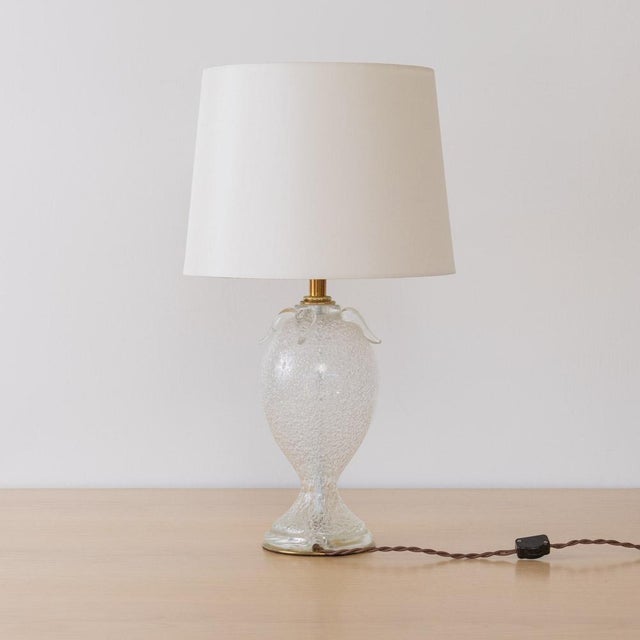 1940s Pair of Italian Murano Glass Lamps For Sale - Image 11 of 15