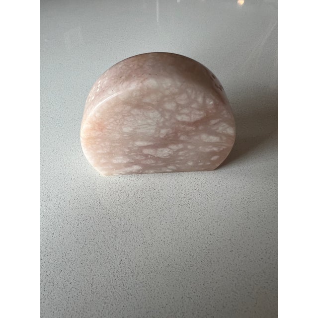 1950s Unique One-Piece Mid Century Marble Salt and Pepper Shaker For Sale - Image 5 of 10