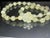 Gemstome Necklace Hand-Carved Round Faceted Prehnite Flower Necklace With Labradorite Spacers and Sterling Silver Ornate Clasp For Sale - Image 4 of 4