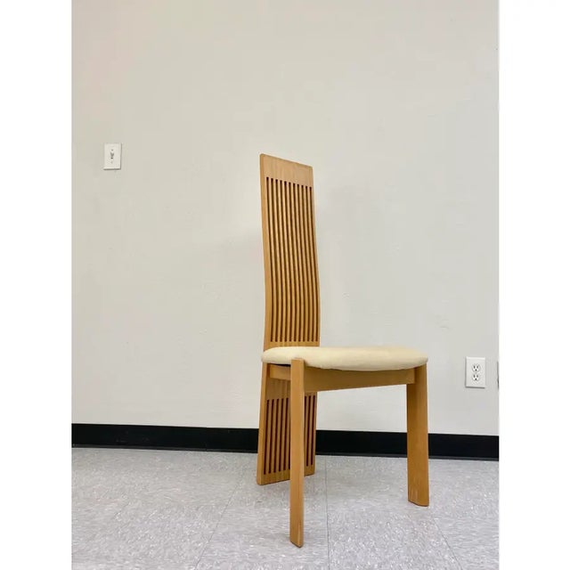 Pietro Costantini Postmodern High Back Dining Chairs, Set of 8 (Italy) For Sale - Image 6 of 18