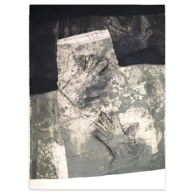 Heads is an original color etching and carborundum on paper, realized around 1970s by the Spanish artist Antoni Clavé...