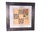 Wood Ethnic Fabric Artwork with Wooden Frame For Sale - Image 7 of 7