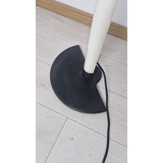 Vintage Floor Lamp in White Metal by Gianfranco Frattini for Luci, 1970s For Sale - Image 9 of 12