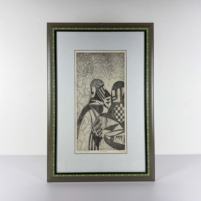 Popy, Composition, 1972, Etching For Sale - Image 15 of 15