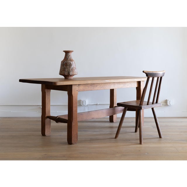 Art Deco 1920s Attributed to Charles Dudouyt Dining Table For Sale - Image 3 of 4