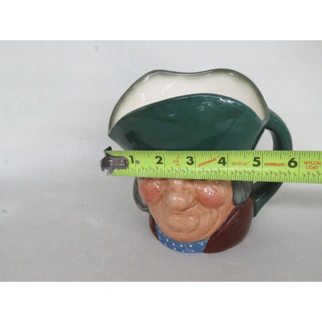 English Royal Doulton Toby Philpots Jug D5736 Large Porcelain Character Mug For Sale - Image 3 of 12