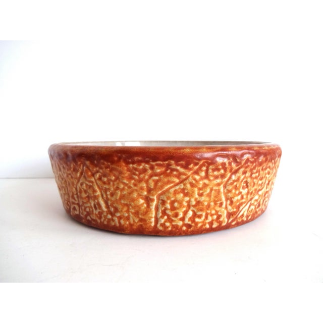 Mid 20th Century Vintage French Brown Faience Round Casserole For Sale - Image 4 of 7