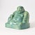 Italian Green Glazed Buddha Figurine by Gio Ponti for Richard Ginori, 1930s, in Very Good conditions. Designed 1920 to...