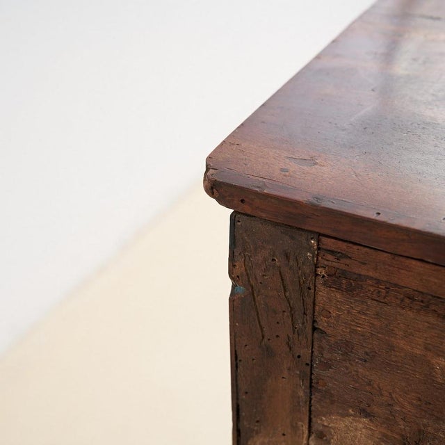 Empire Bedside Table in Veneered Walnut For Sale - Image 6 of 9