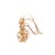 2.50 Carat Old European Cut Lab Diamond & 10k Yellow Gold Vintage Stud Earrings, Pair For Sale - Image 9 of 11