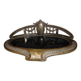 Art Nouveau Brass & Ash Pan or Letter Base, 1890s For Sale