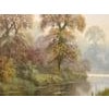 Serenity at Dawn - a beautiful misty morning at a River in the English Countryside by 20th Century British Artist, Spencer...