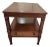 1960s Drexel Vintage Mahogany Side End Table For Sale