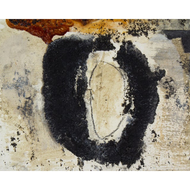 2005 Signed Juliet Holland “Asuka 3” Mixed Media Collage For Sale - Image 4 of 8