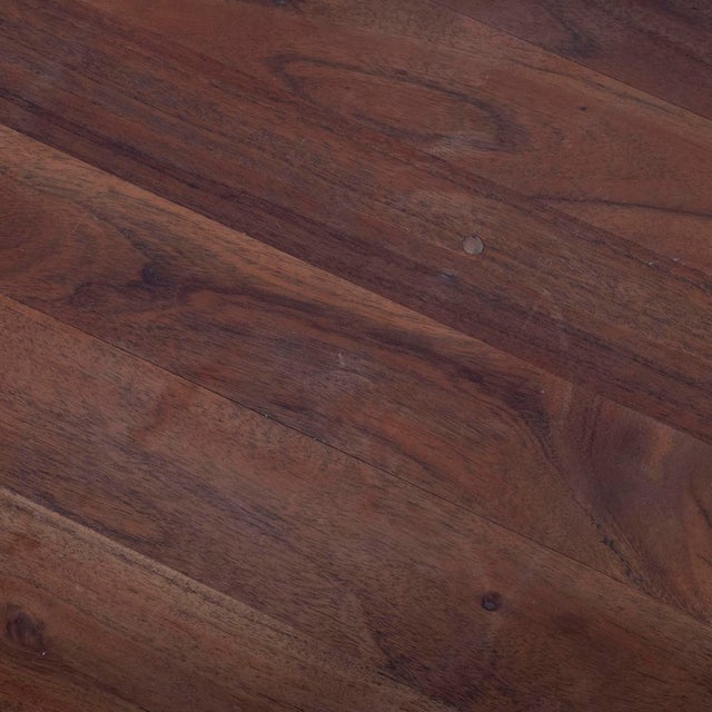 Solid acacia turned wood coffee table For Sale In New York - Image 6 of 7