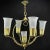 geometric ART DECO hanging lamp Art Deco brass ceiling lamp: a timeless combination of elegance and style. These stunning...