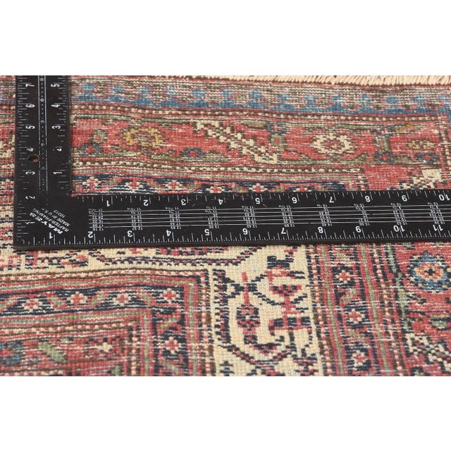 Early 20th Century Extra-Long Antique-Worn Persian Saraband Rug - 07'03 X 19'11 For Sale In Dallas - Image 6 of 9