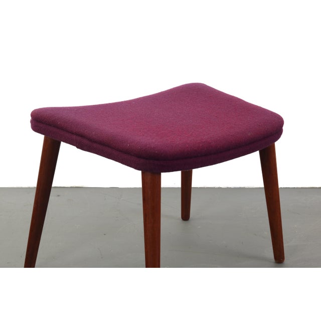 Wood Danish Modern His Lounge Chair w/ an Ottoman by Soren J. Ladefoged, ca. late 1950s, Denmark For Sale - Image 7 of 8