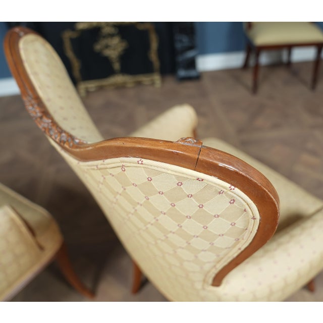 Pair of Vintage Fireside Chairs For Sale - Image 9 of 18