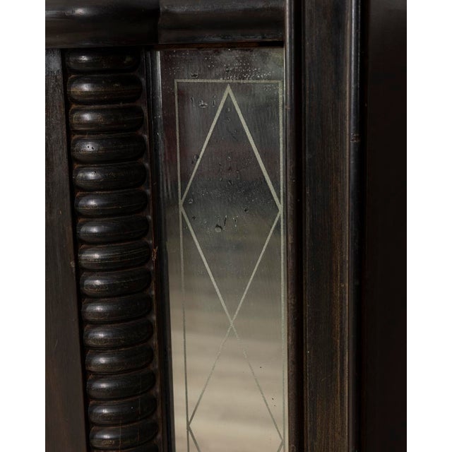 Vintage Art Deco Italian Sideboard in Wood and Glass For Sale - Image 10 of 13