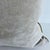 Beautiful French soft grey velvet pillow with binded edge. Metal zipper closure, and leather pull. Custom made in Paris,...