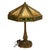 Antique American Arts & Crafts 3 Light Slag Glass Table Lamp by Miller Co. 1910 For Sale - Image 10 of 16