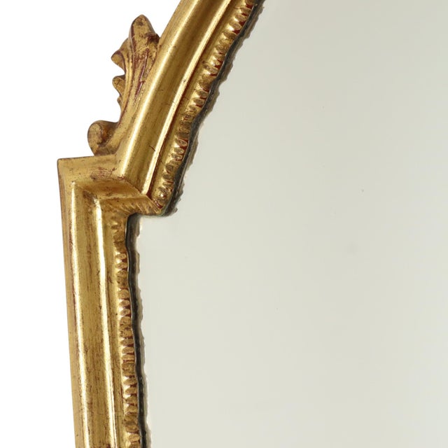 Louis XVI Classic Gold Crested Mirror from Deknudt, 1950s For Sale - Image 12 of 18